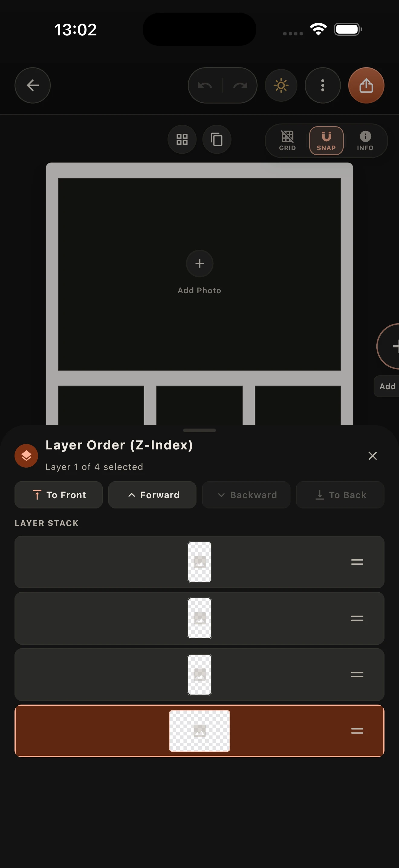 Swipelle Layer Order & Live Z-Index Reordering